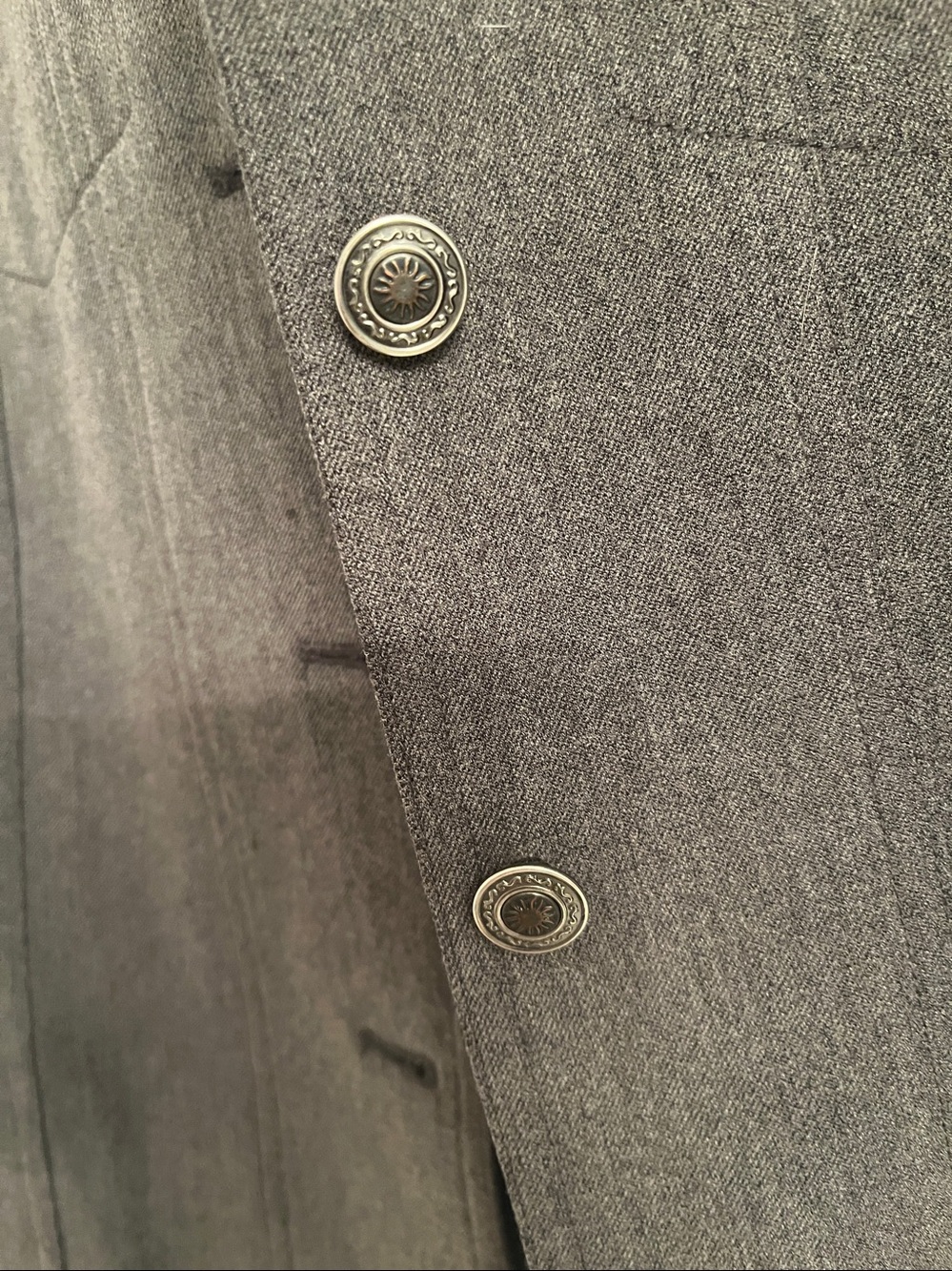 Gray Jean Jacket Style - Picture 2 of 6
